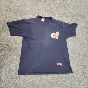 Vintage Converse Shirt 90s Size Large Distressed single Stitched